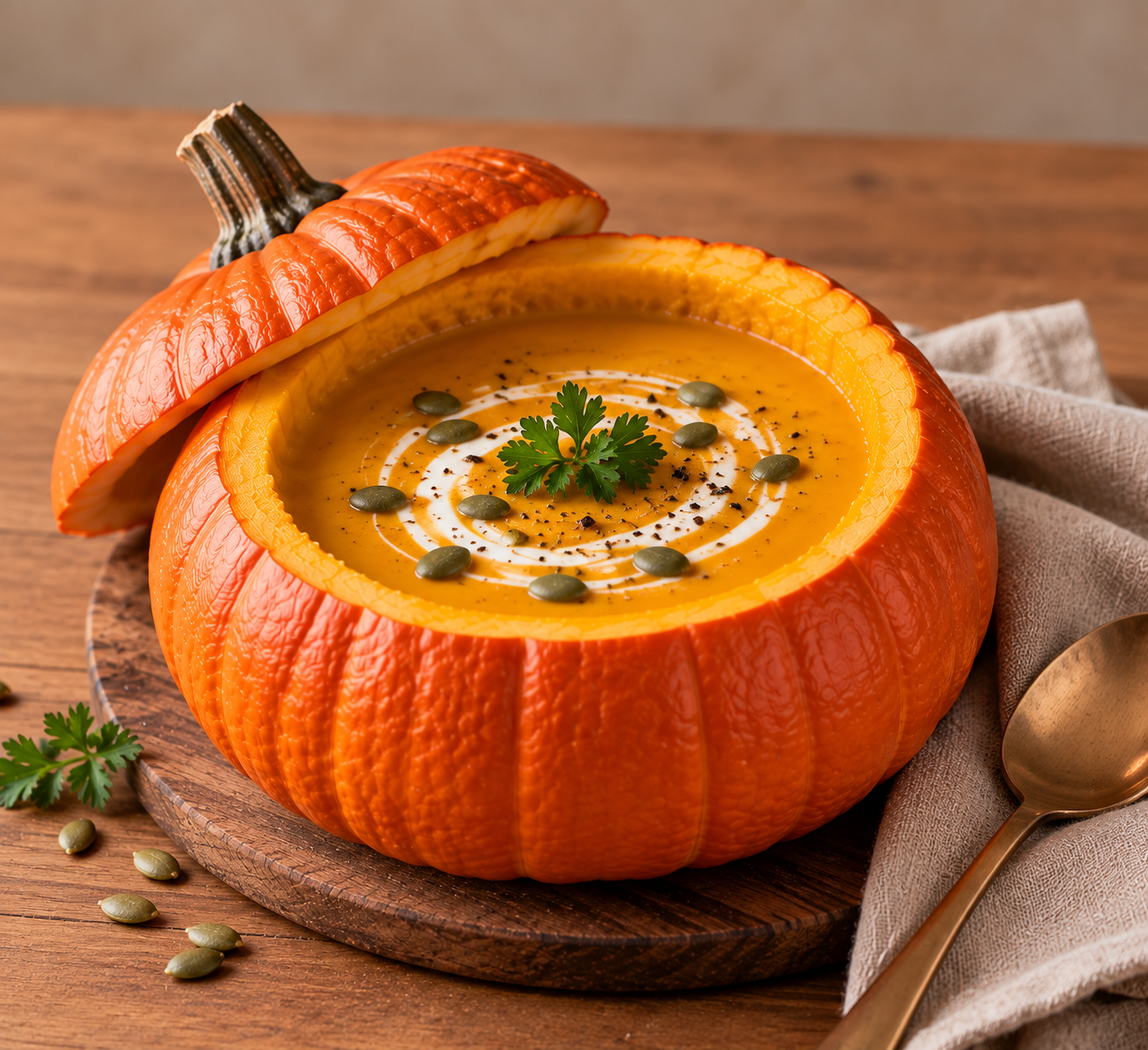 soupe de potiron halloween